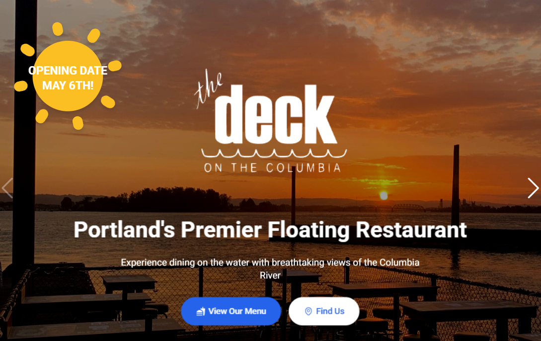 The Deck on the Columbia
